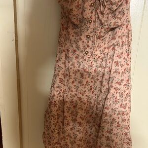 Floral Button-Down Dress